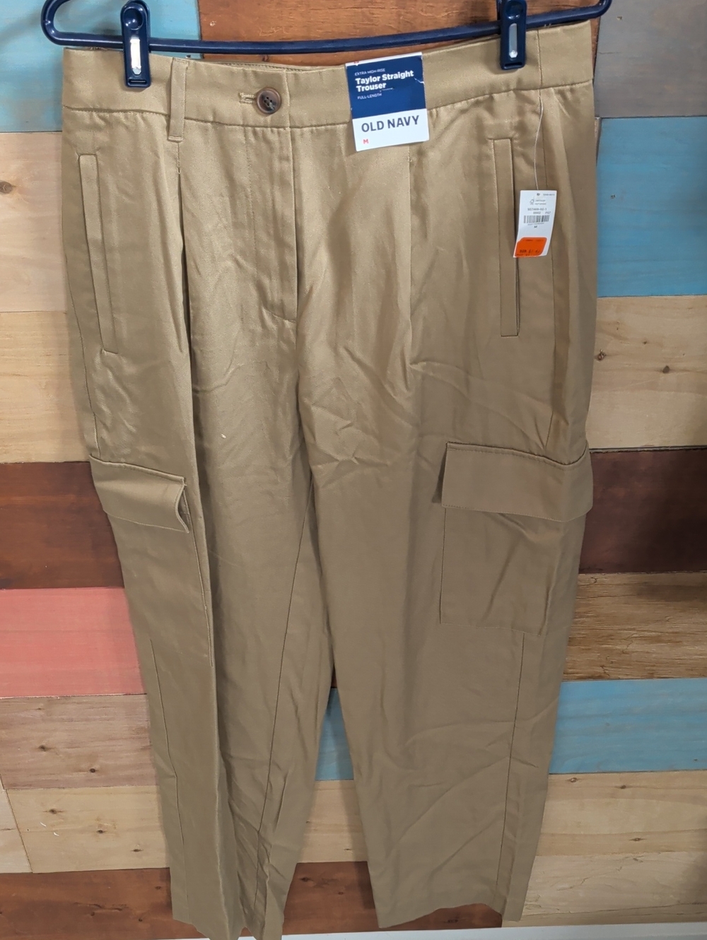 Old Navy Khaki Cargo Trousers - Tan